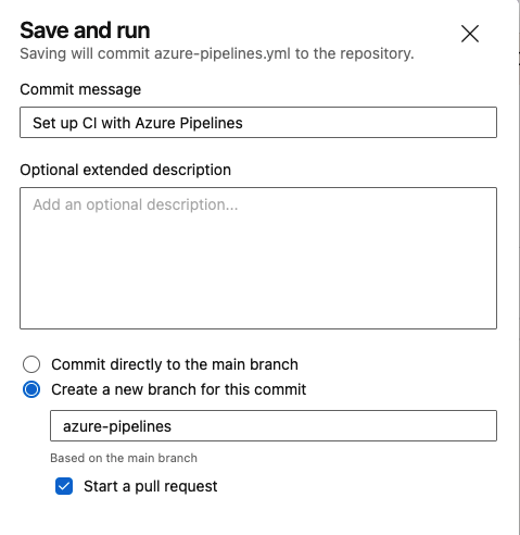 DevOps - Pipelines - Walkthrough - Save and Run